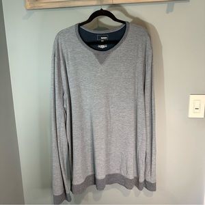 Sonoma Long Sleeve Crewneck Supersoft Pullover in Blue